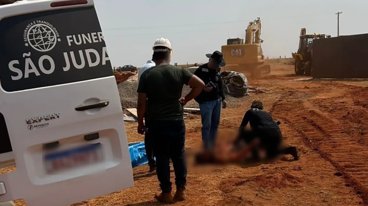 Imagem de compartilhamento para o artigo Dois operários morrem soterrados em obra de silo em fazenda de Sonora da MS Todo dia